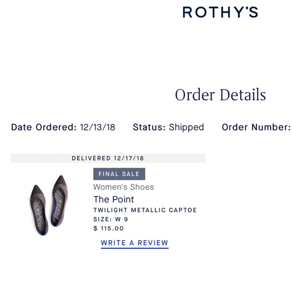 Rothy's Retired Unicorn! Twilight Metallic Captoe Points, size 9 - Picture 3 of 3